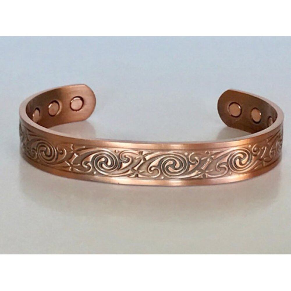 " Vines" Solid Handmade Copper Cuff Bracelets